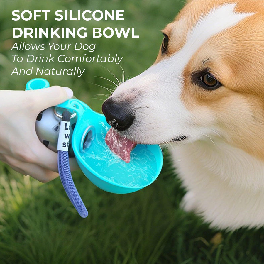 🐶🥣2-in-1 Portable Dog Water Bottle for Small Dogs - Leak-Proof & Compact