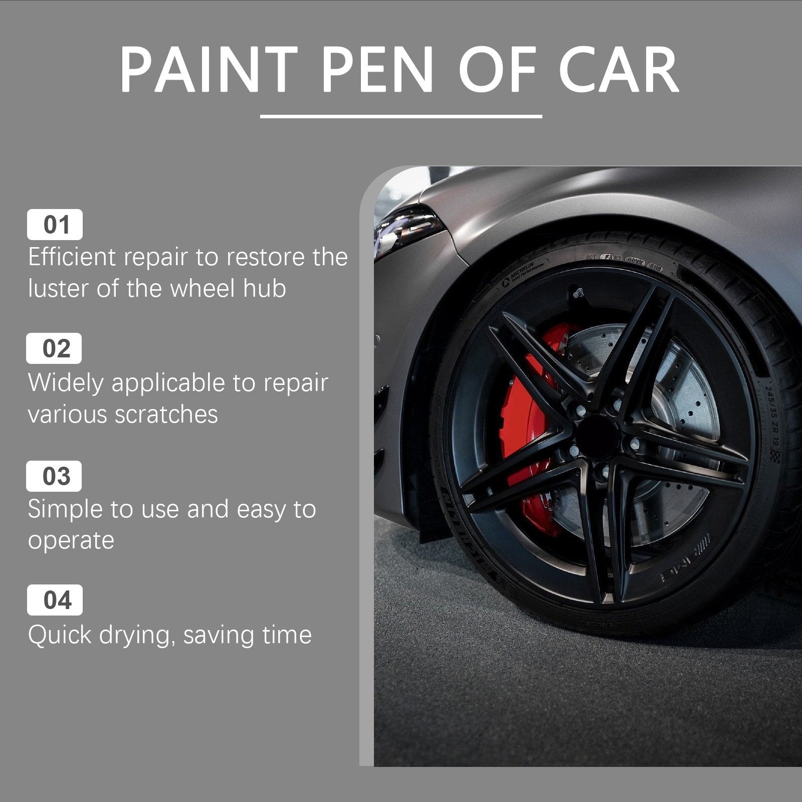 ⏳ Buy 2 Get 1 Free!!🔥Magic Car Scratch Repair Pen - Quick Fix for Scratches and Scuffs
