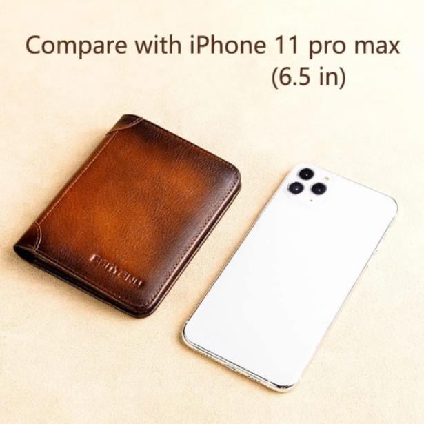 💼 LIMITED TIME 50% OFF! 🛡️ Genuine Leather RFID Blocking Wallet – Waterproof, Slim, Large Capacity 🔐