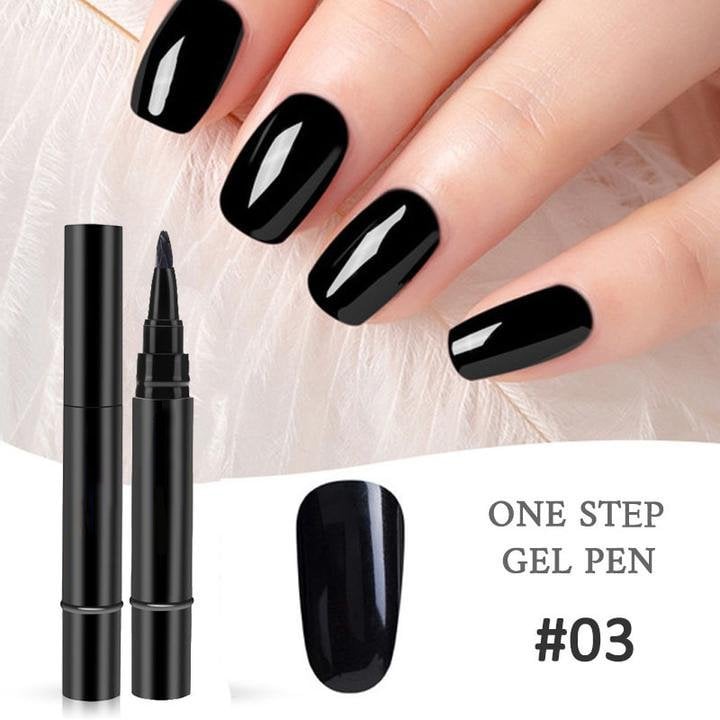 💅⭐Limited Time Buy 1 Get 1 Free! ✨One Step Nail Gel Pen🎨Free handheld mini UV nail lamp💡