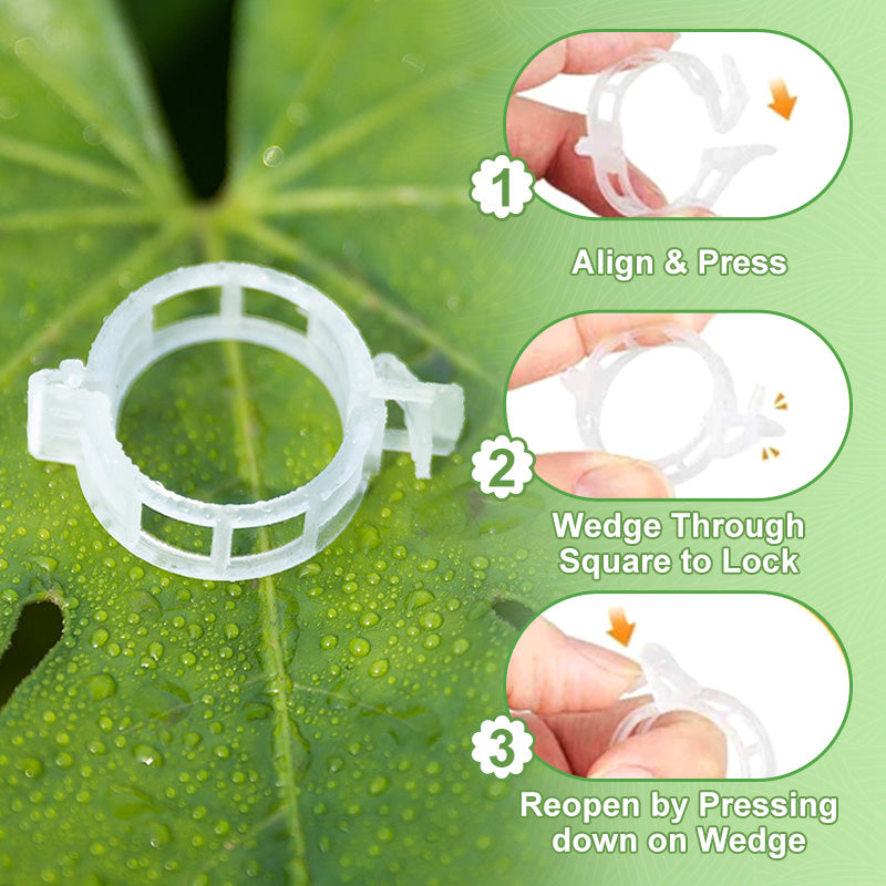 🥳2026 HOT SALE🥳💞100K+ SOLD!✨ 💝Secured Plastic Plant Clips