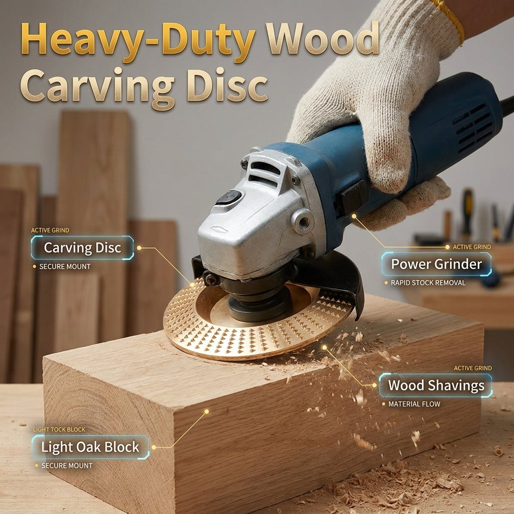 ✨50% Off For A Limited Time✨Heavy-Duty Wood Carving Disc Set (3PCS)
