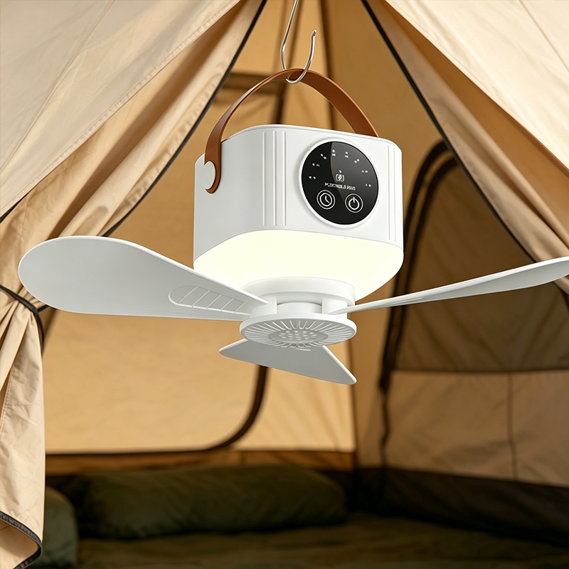 AirVane · Remote-Controlled Hanging Tent Fan