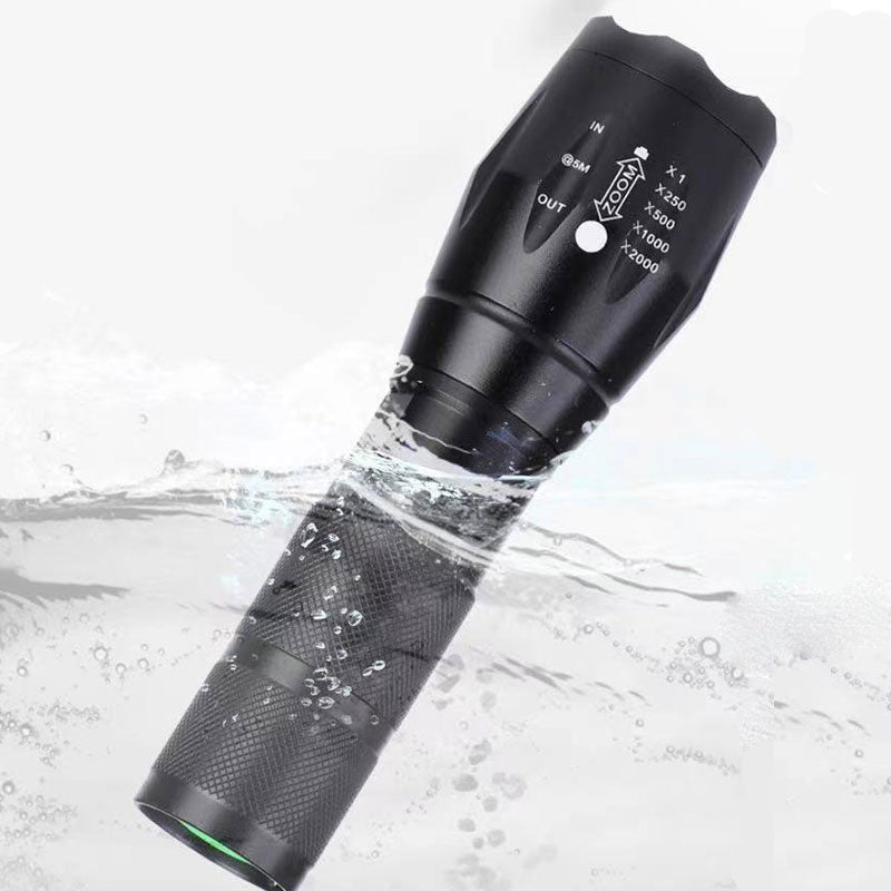 LumiRay Zoomable LED Flashlight – Mini Portable Torch