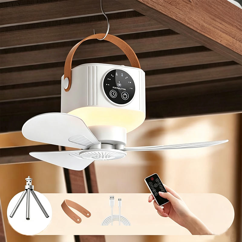 AirVane · Remote-Controlled Hanging Tent Fan