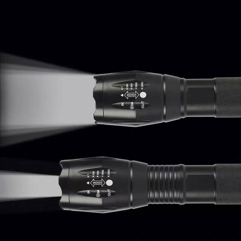 LumiRay Zoomable LED Flashlight – Mini Portable Torch