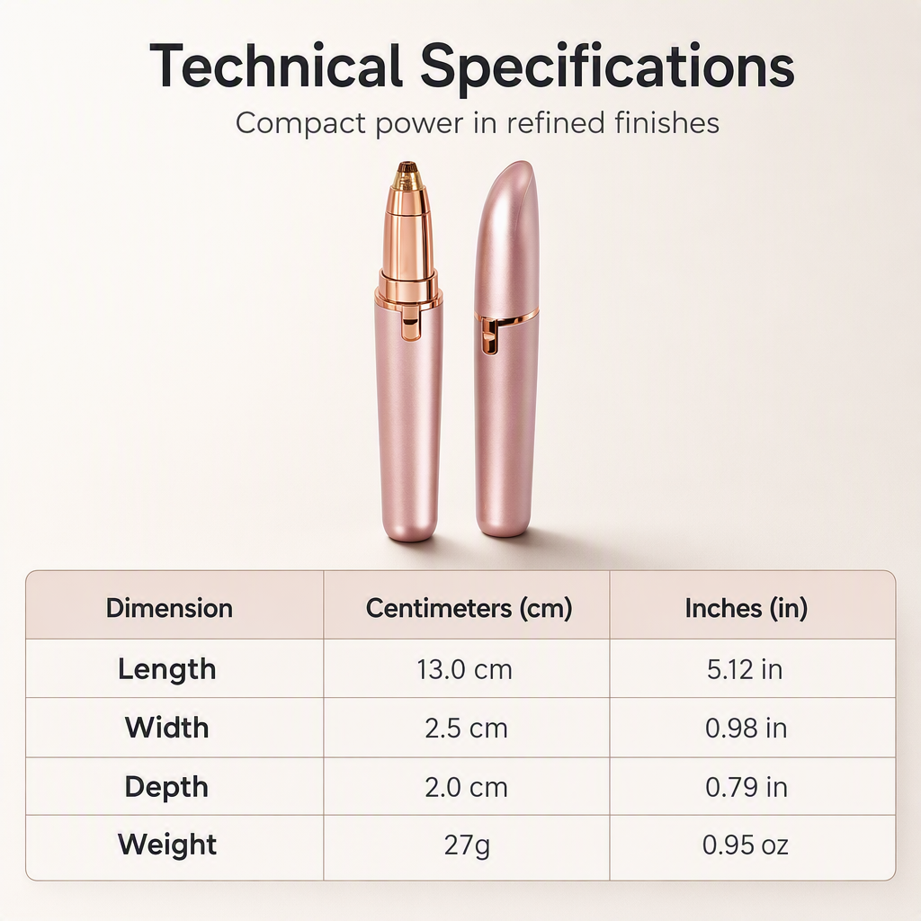 🔥Buy 2 Get 1 Free✨ Precision Brow Trimmer Pen – LED Light Electric Eyebrow Shaper For Effortless Grooming
