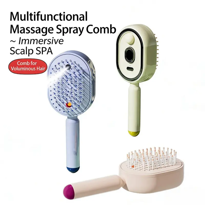 🔥Last Day Sale 50% OFF🔥Electric Spray Air Cushion Massage Comb