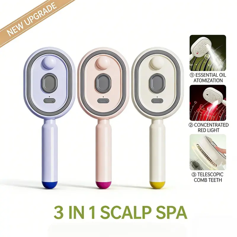 🔥Last Day Sale 50% OFF🔥Electric Spray Air Cushion Massage Comb