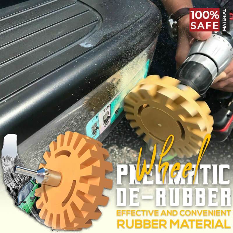 Rubber sanding disc for rubber scrapers