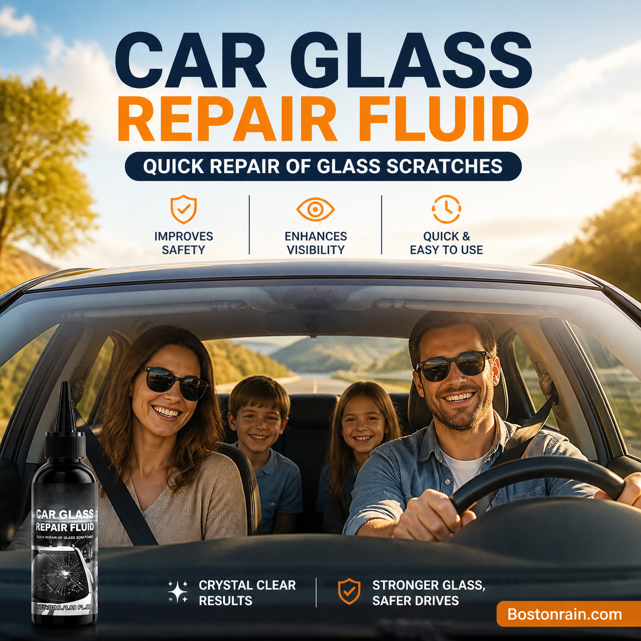 🔥Limited Time Promotion 50% OFF🔥Fast-Acting Windshield Crack & Chip Repair Kit