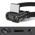 OwlLight Pro · Modular Motion-Sensor Hat Clip Headlamp