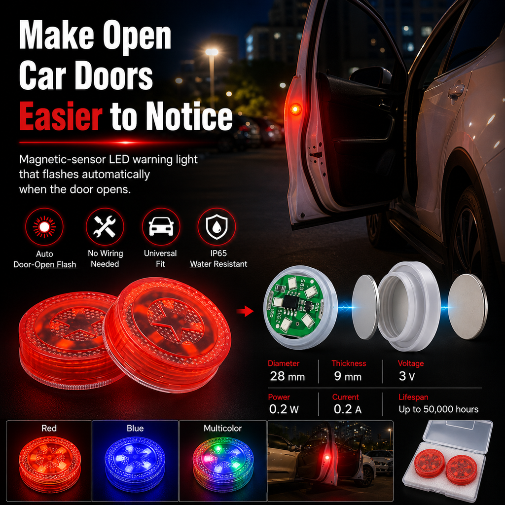 🚨Universal LED warning light for car doors