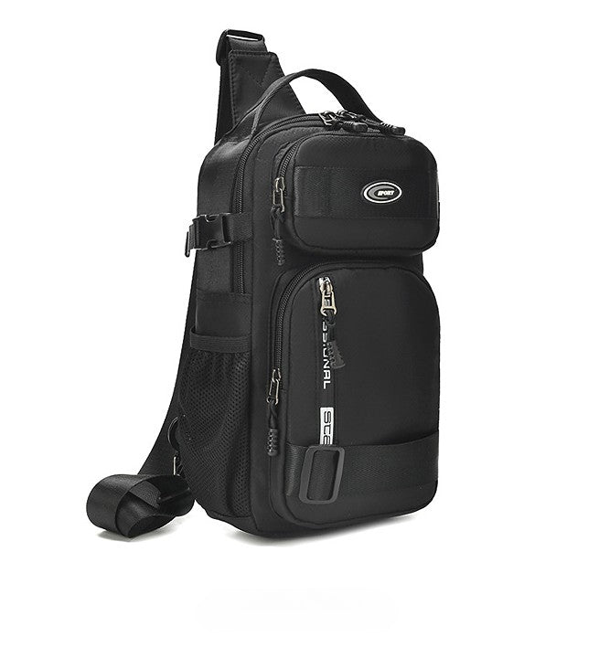 Adjustable Oxford Cloth Chest Bag – Lightweight, durable & versatile. 🌟👜