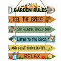 💖Limited-time 50% OFF🏡Rustic Wooden Garden Hanging Sign Wall Decor Plaque