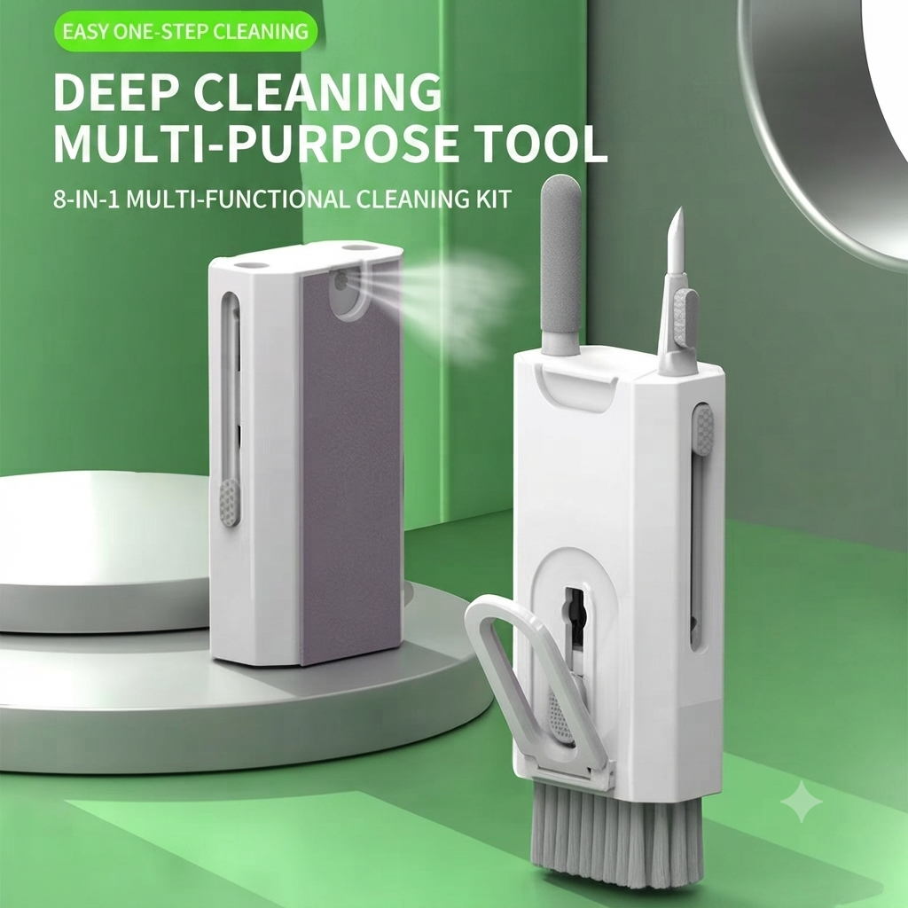 🔥Limited-time 50% off🔥Over 600,000 units sold in North America🔥💕7-in-1 Laptop Keyboard and Phone Cleaning Brush Set
