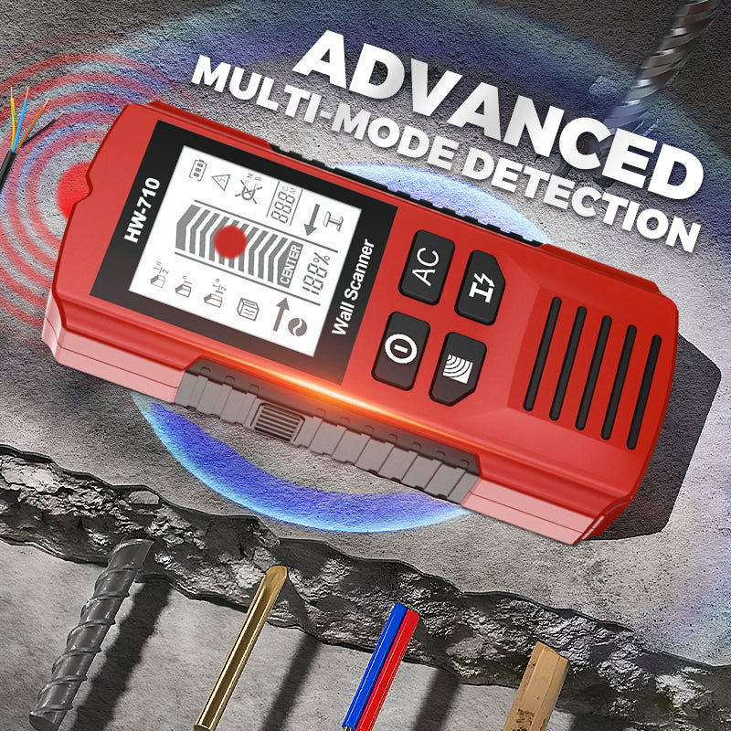 ⚡ Multifunctional Handheld Metal & Wall Detector – Finds Studs, Pipes & Wires, Easy-to-Read LCD 🔧