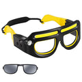 OpticBeam Rechargeable LED Safety Glasses with Motion Sensor