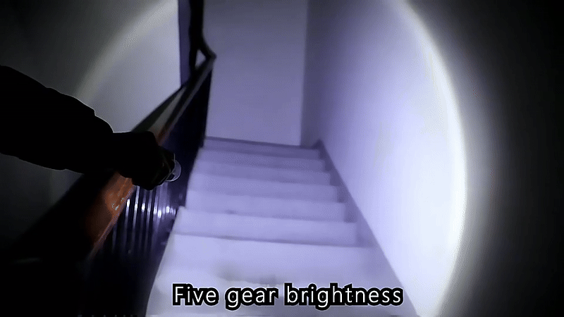 LumiRay Zoomable LED Flashlight – Mini Portable Torch