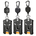 TitanClip™ Tactical Badge Holder – Retractable Reel & Heavy-Duty Carabiner Clip