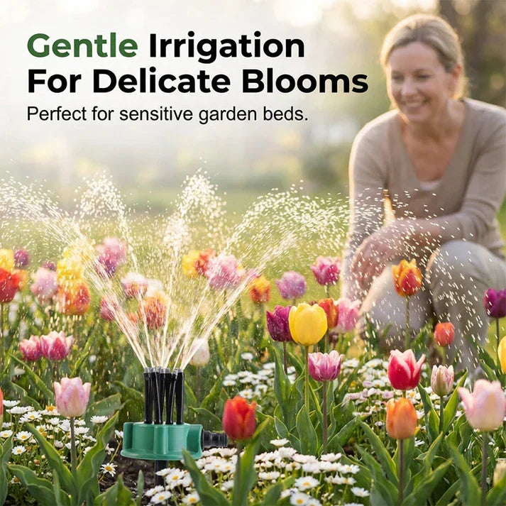 🔥Flexible 12-Nozzle Garden Sprinkler