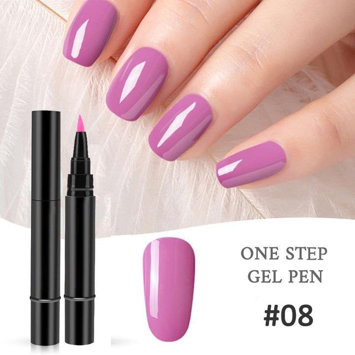 💅⭐Limited Time Buy 1 Get 1 Free! ✨One Step Nail Gel Pen🎨Free handheld mini UV nail lamp💡
