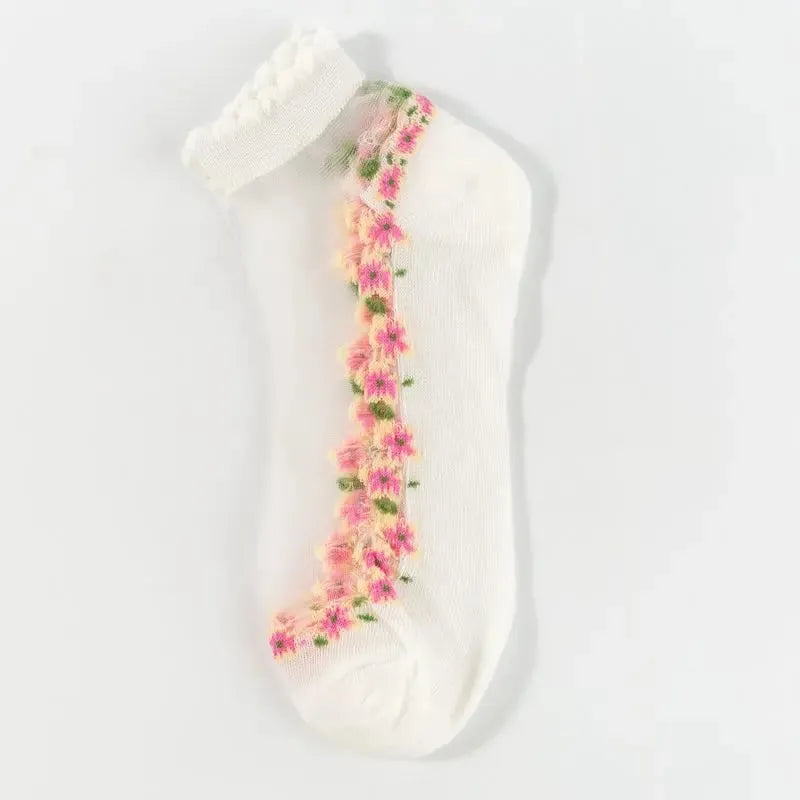 🌺Floral Lace Women's Spring Summer Ankle Socks