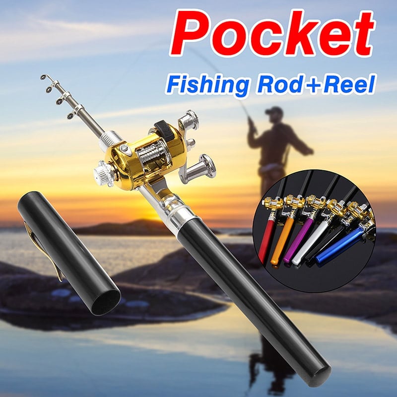 🔥Limited-time 50% off🎣Pen-shaped pocket fishing rod!