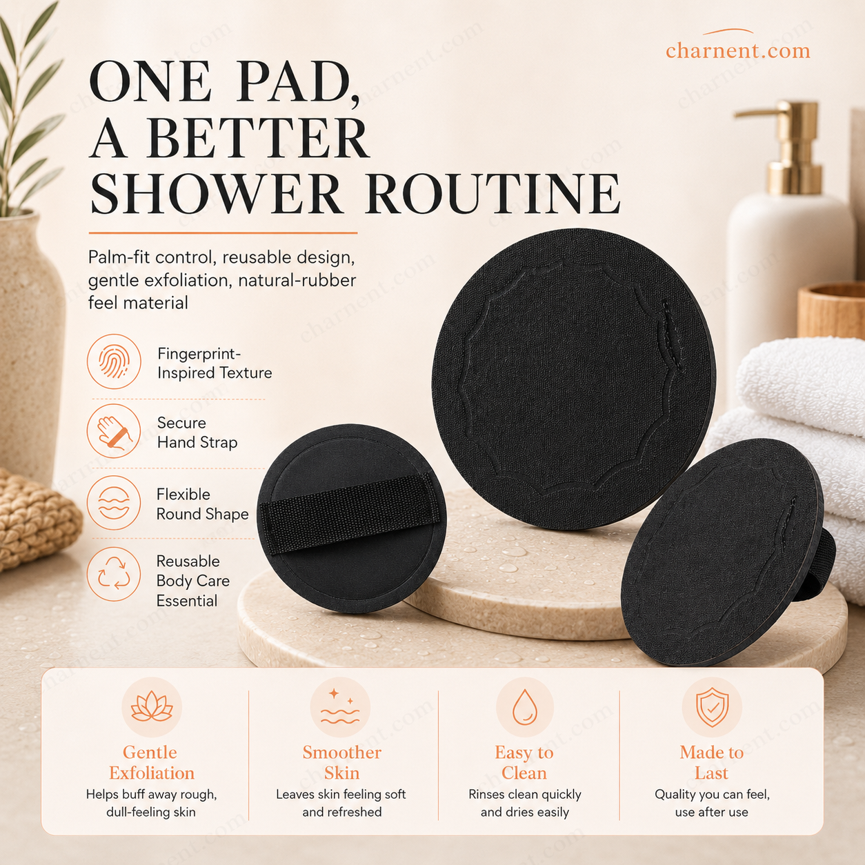 🔥Limited-time 50% off🚿Exfoliating Scrub Bath Pads🧖‍♀️