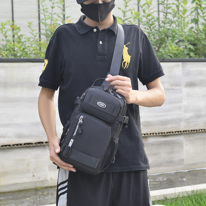 Adjustable Oxford Cloth Chest Bag – Lightweight, durable & versatile. 🌟👜