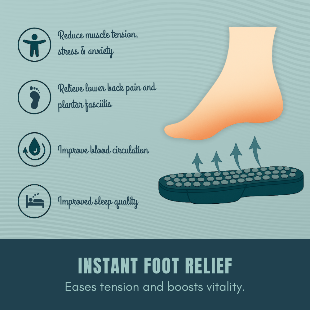 🔥Limited-time 50% off🎁 Reflexology Foot Massage Slippers