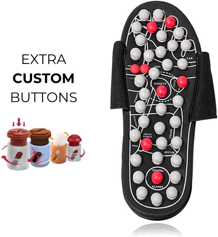 🔥Limited-time 50% off🎁 Reflexology Foot Massage Slippers