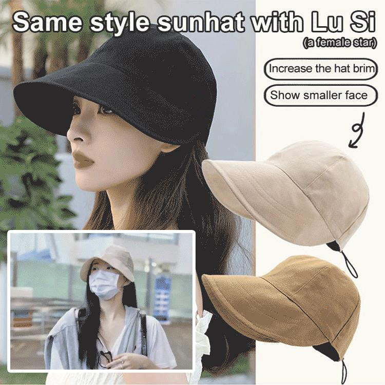 🔥Buy one get one free for a limited time👒Sunscreen hat for bare face with UV protection🌞
