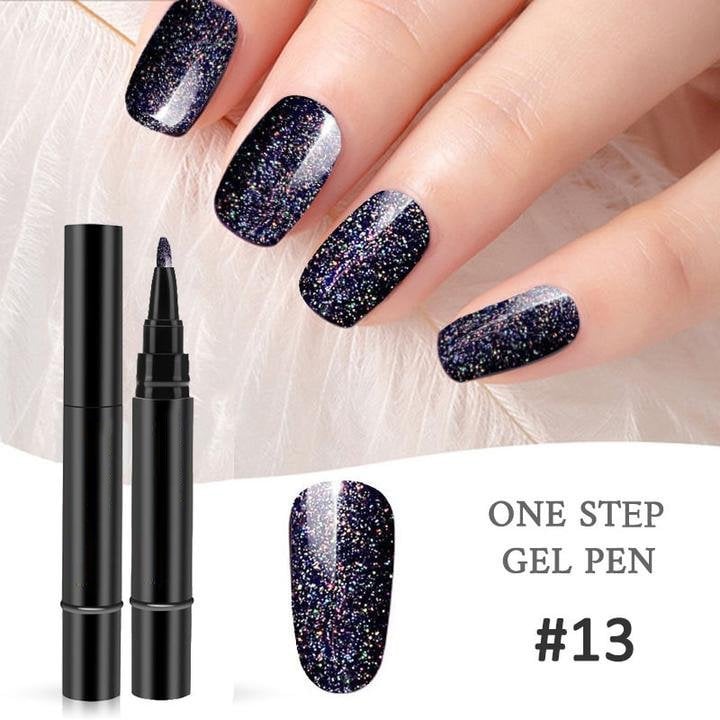 💅⭐Limited Time Buy 1 Get 1 Free! ✨One Step Nail Gel Pen🎨Free handheld mini UV nail lamp💡