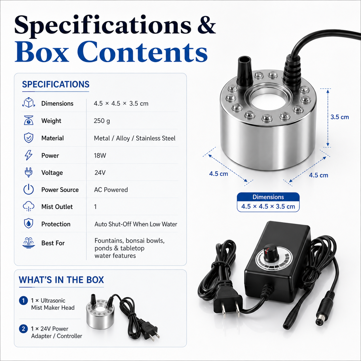 Ultrasonic Mist Maker