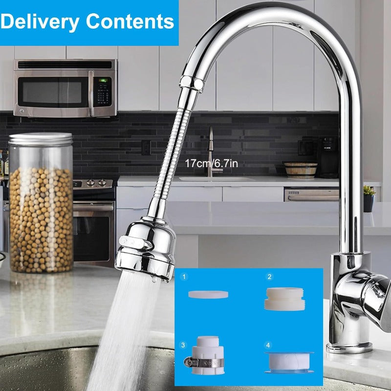 Hot Selling Item🔥🔥: All-in-One 360° Splash-Proof Faucet Extender