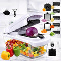 🥕🥕15-in-1 Vegetable Chopper | Multifunctional Food Cutter with Container