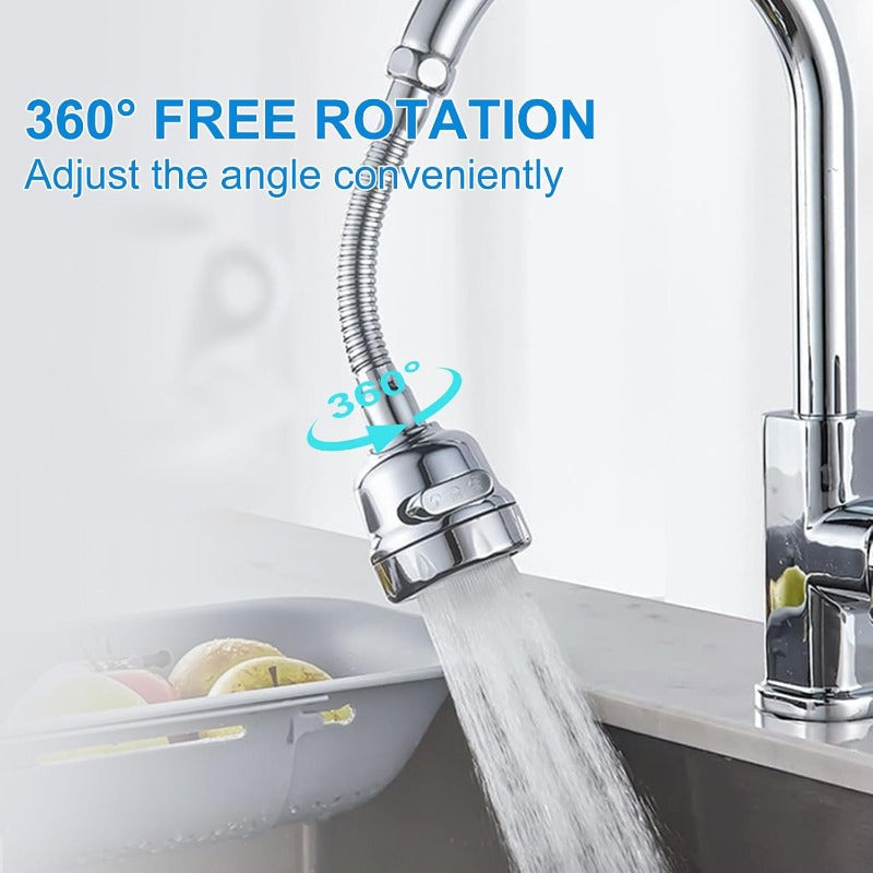 Hot Selling Item🔥🔥: All-in-One 360° Splash-Proof Faucet Extender