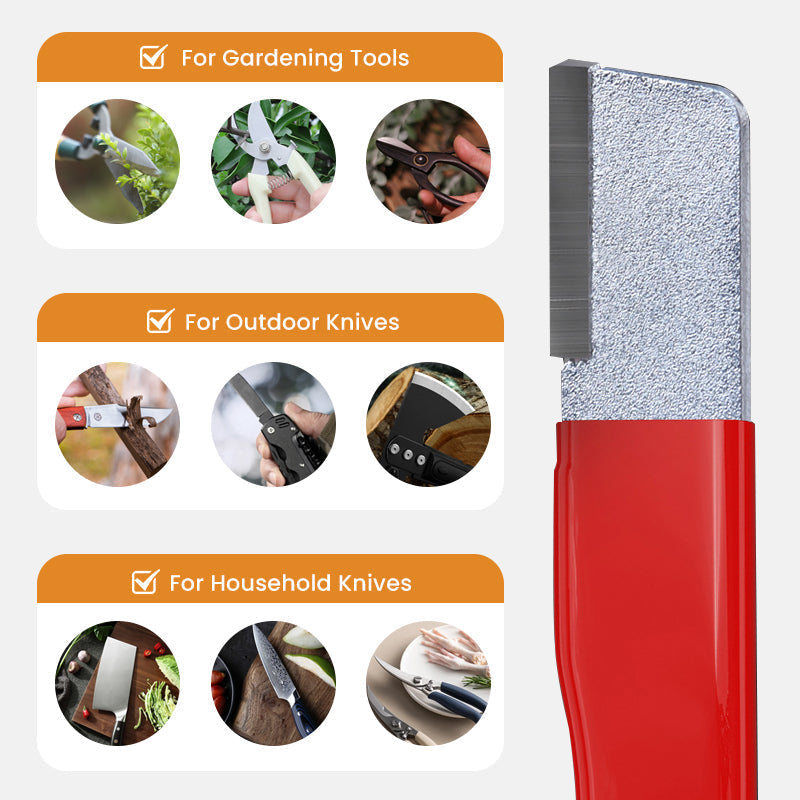 🥳2026 HOT SALE🥳💞50K+ SOLD!🔪Outdoor Dual‑Purpose Whetstone
