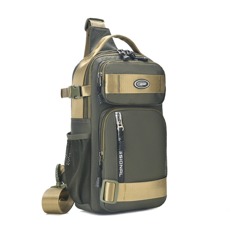 Adjustable Oxford Cloth Chest Bag – Lightweight, durable & versatile. 🌟👜