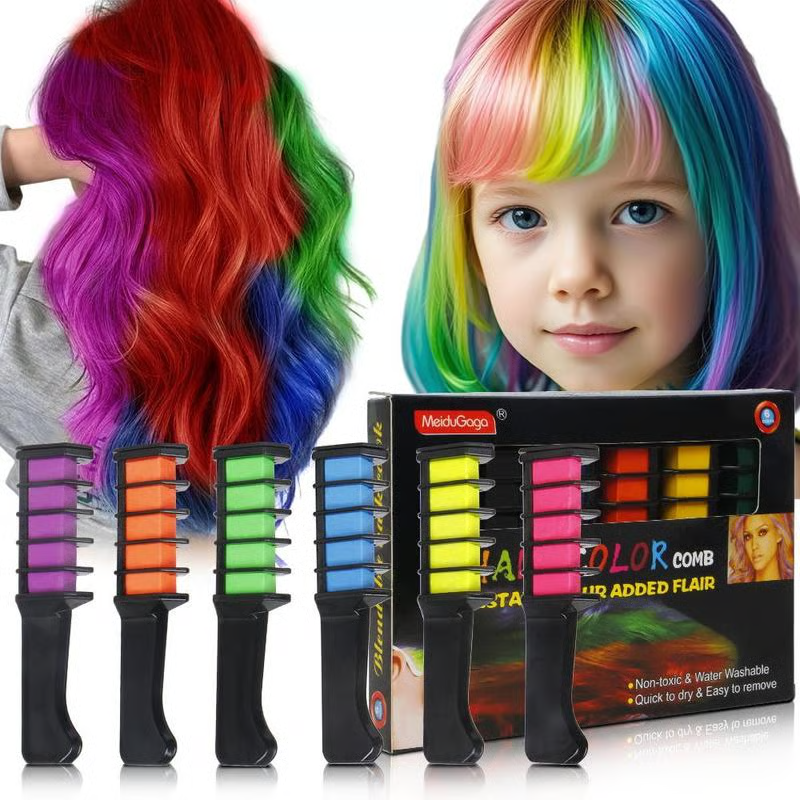 📢📢Buy3 Get 1 Free⏰Temporary Hair Dye Chalk Comb- Cruelty Free🪮
