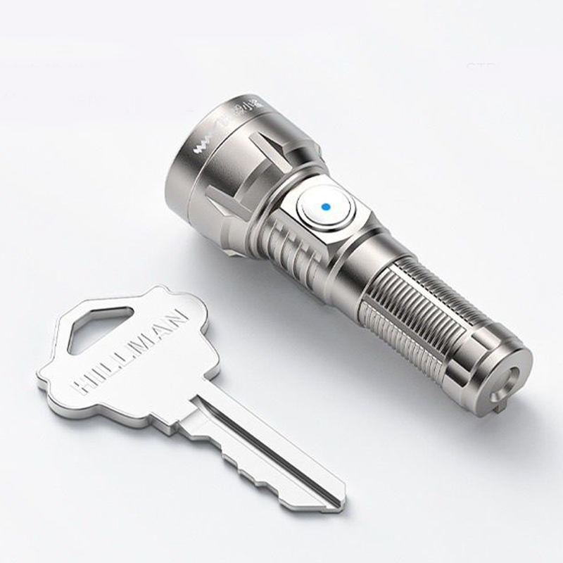 MicroGlow Ultra-Bright Rechargeable Pocket EDC Flashlight with 10280 Battery