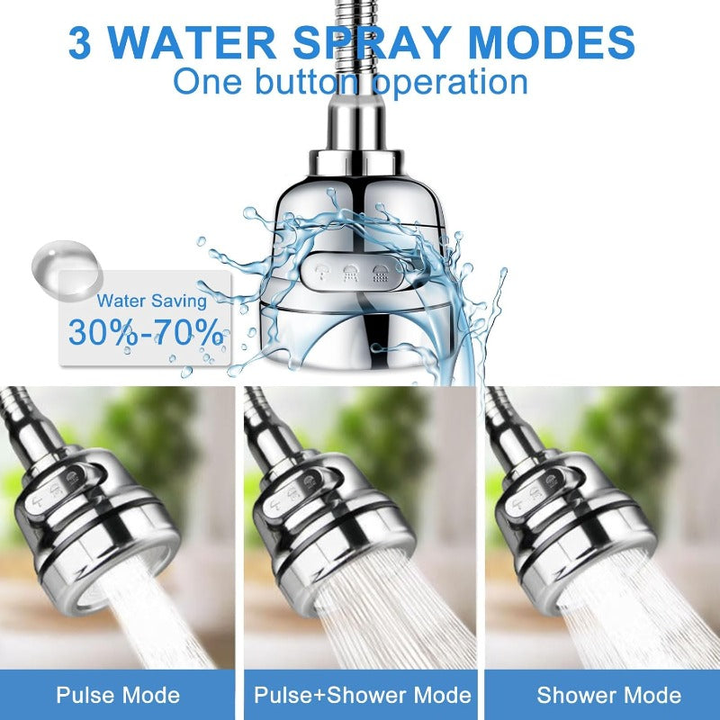Hot Selling Item🔥🔥: All-in-One 360° Splash-Proof Faucet Extender