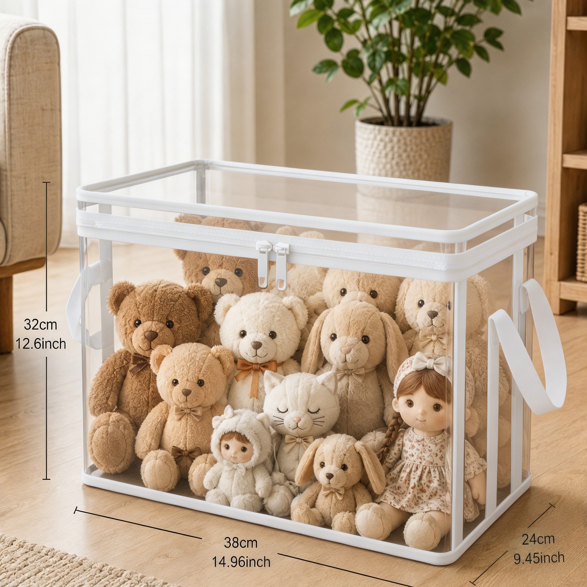 🎁Transparent Large-Capacity Storage Bag