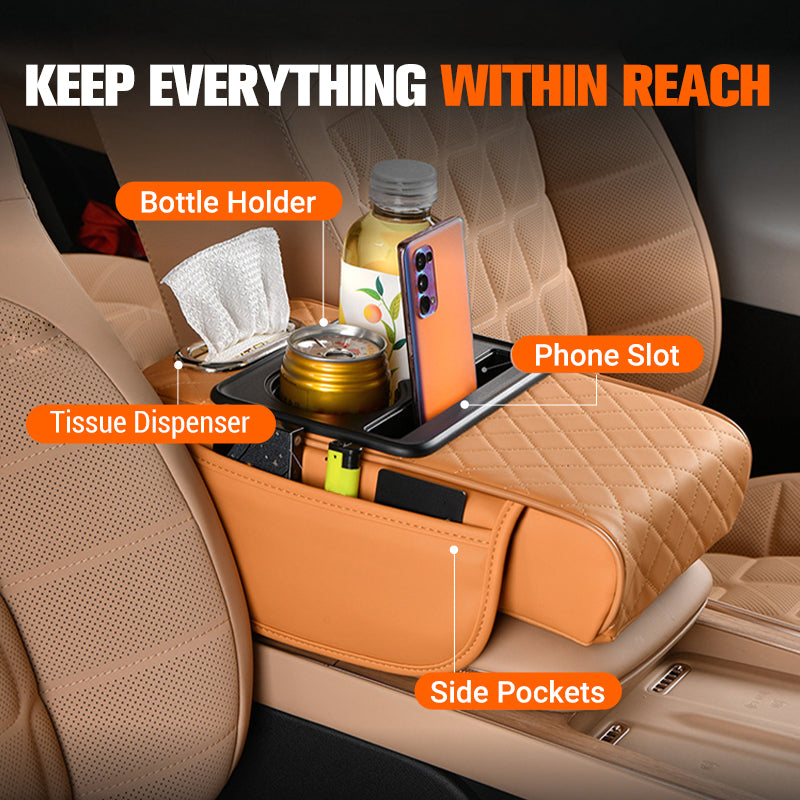 🔥Limited-time 50% off🔥One-piece pressurized multi-functional car armrest height-increasing mat