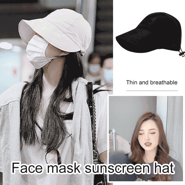 🔥Buy one get one free for a limited time👒Sunscreen hat for bare face with UV protection🌞