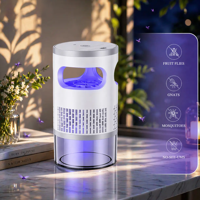 🦟 LIMITED-TIME 50% OFF! ✨ Indoor LED Bug Zapper – UV Light, Chemical-Free, Night Light ✨