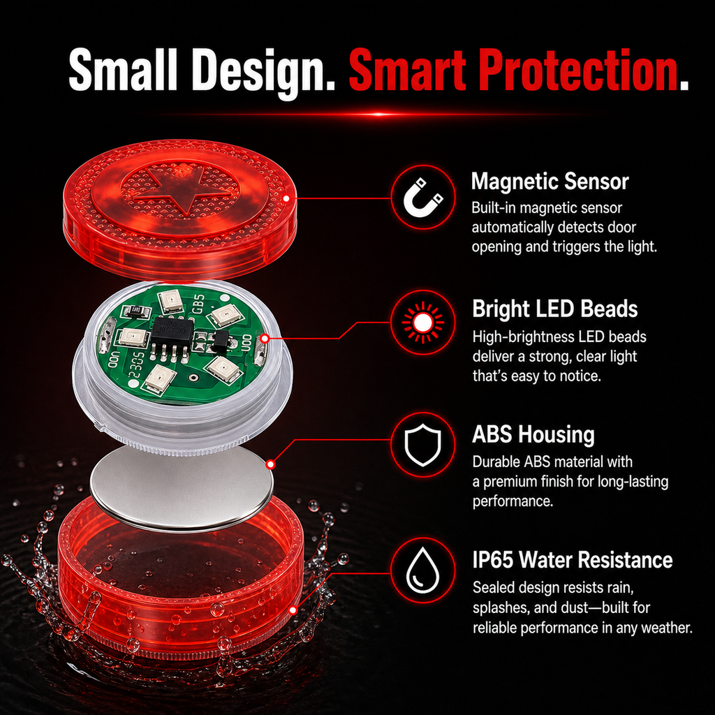 🚨Universal LED warning light for car doors