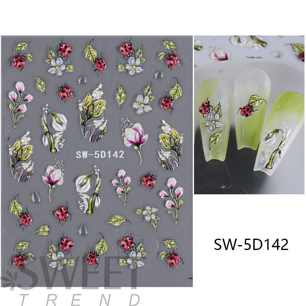 🔥Buy 1 Get 1 Free💅5D Floral Nail Stickers