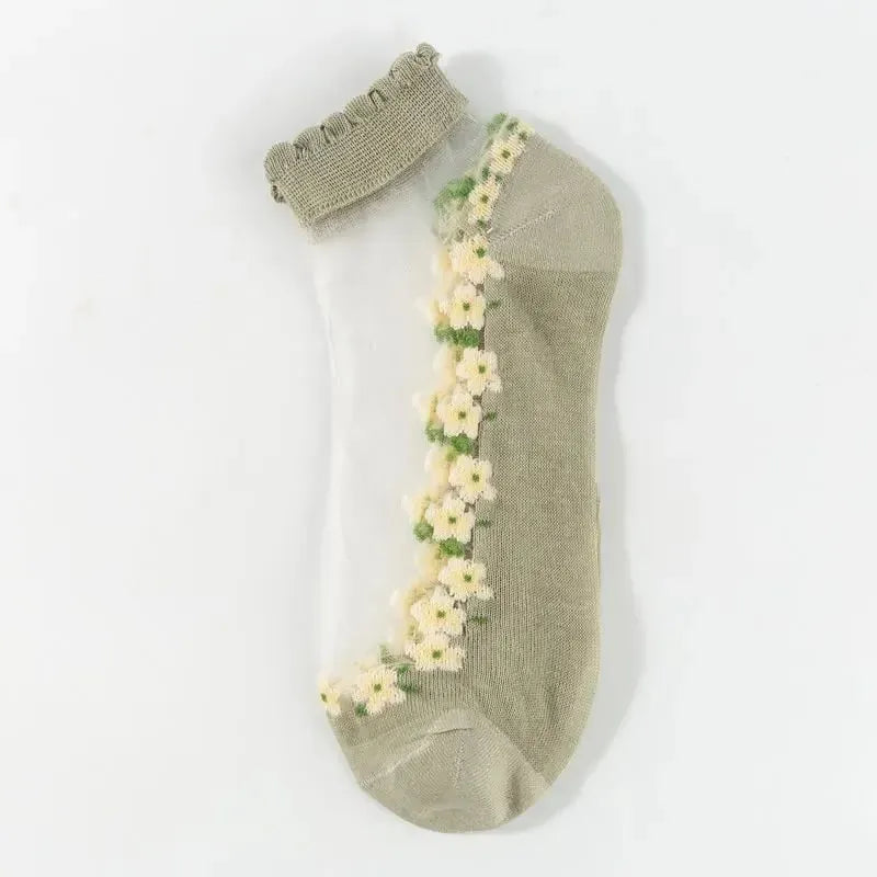 🌺Floral Lace Women's Spring Summer Ankle Socks